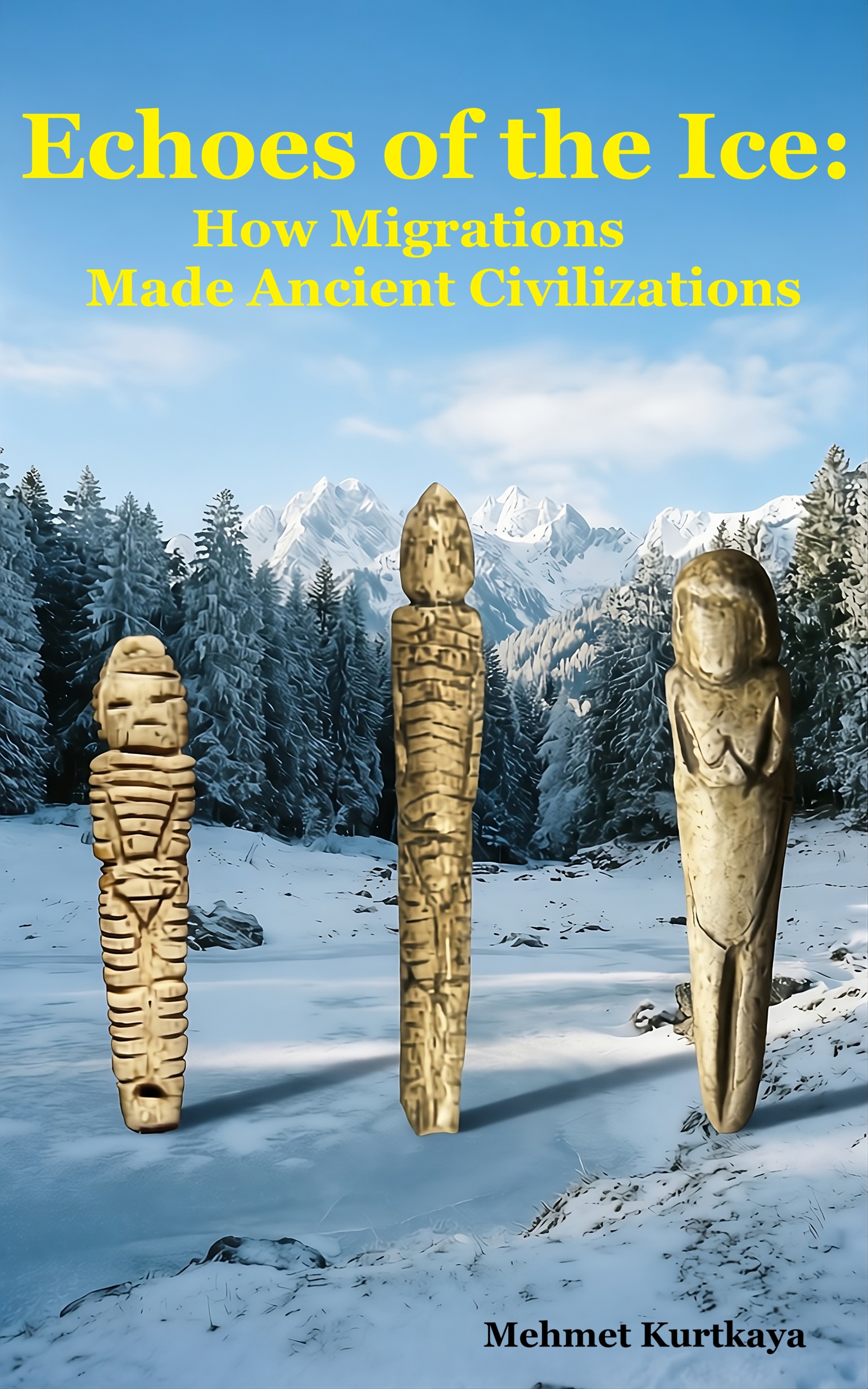 Echoes of the Ice book cover by Mehmet Kurtkaya